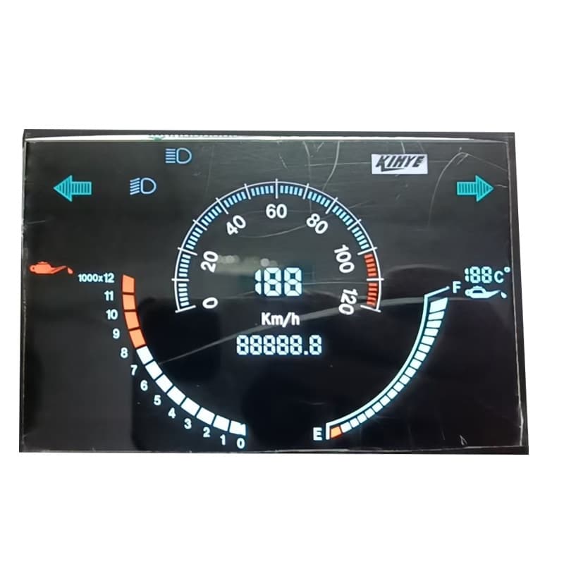 Factory Custom Small Segment LCD Panel, Segment Code LCD Display, VA Color LCD Screen
