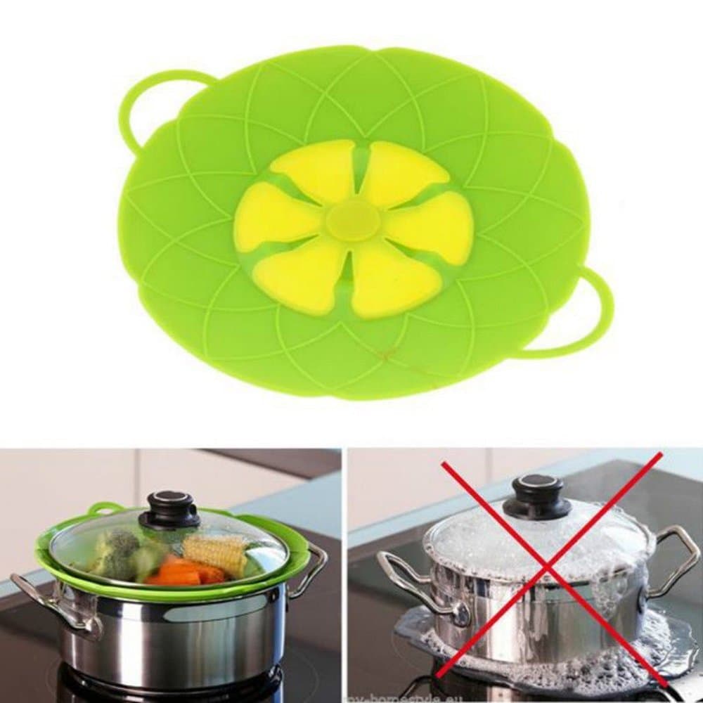 Silicone anti-spill lid, anti-spill lid, anti-splash lid, high temperature resistance, anti-splash and anti-boiling Spill stopper lid