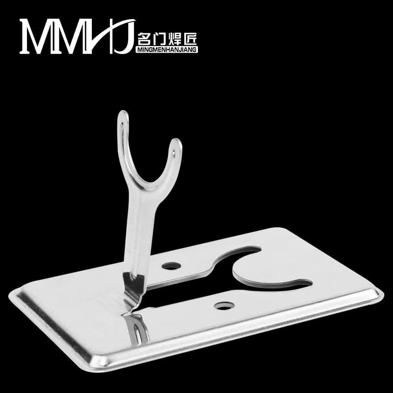 Soldering Iron Stand Simple Holder, Y-Type Stainless Steel Rack for Workbench, All-Metal Soldering Iron Stand