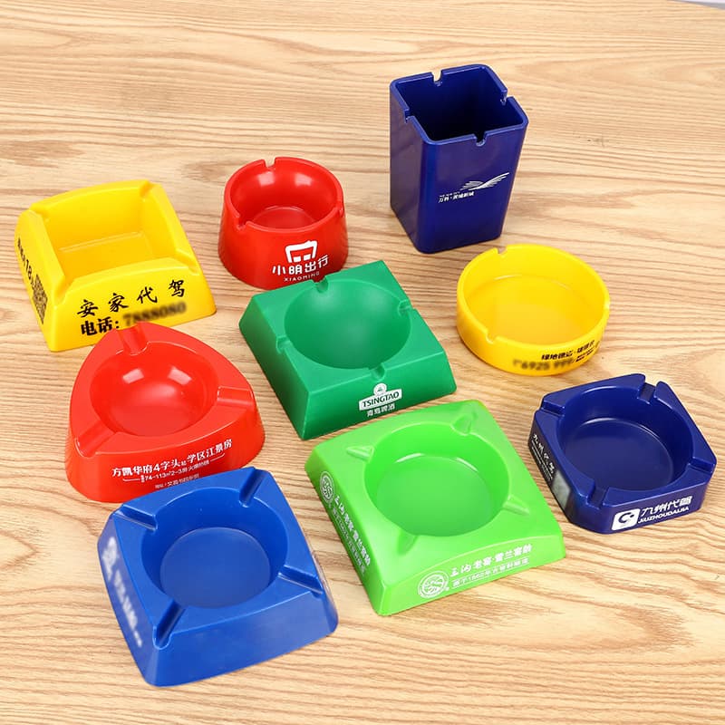 Custom Plastic Ashtray for Designated Driver Ads - Home and internet cafe use, melamine ashtray, promotional small gifts.