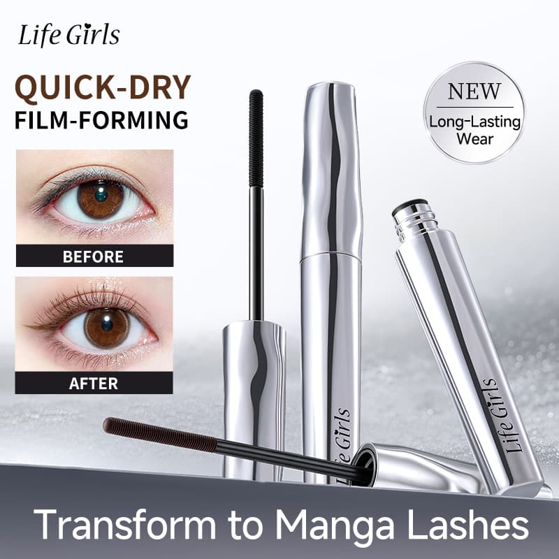 Life Girls Steel Tube Mascara Primer Long-lasting Lengthening Curling Smudge-proof Setting Cross-border Beauty Cosmetics