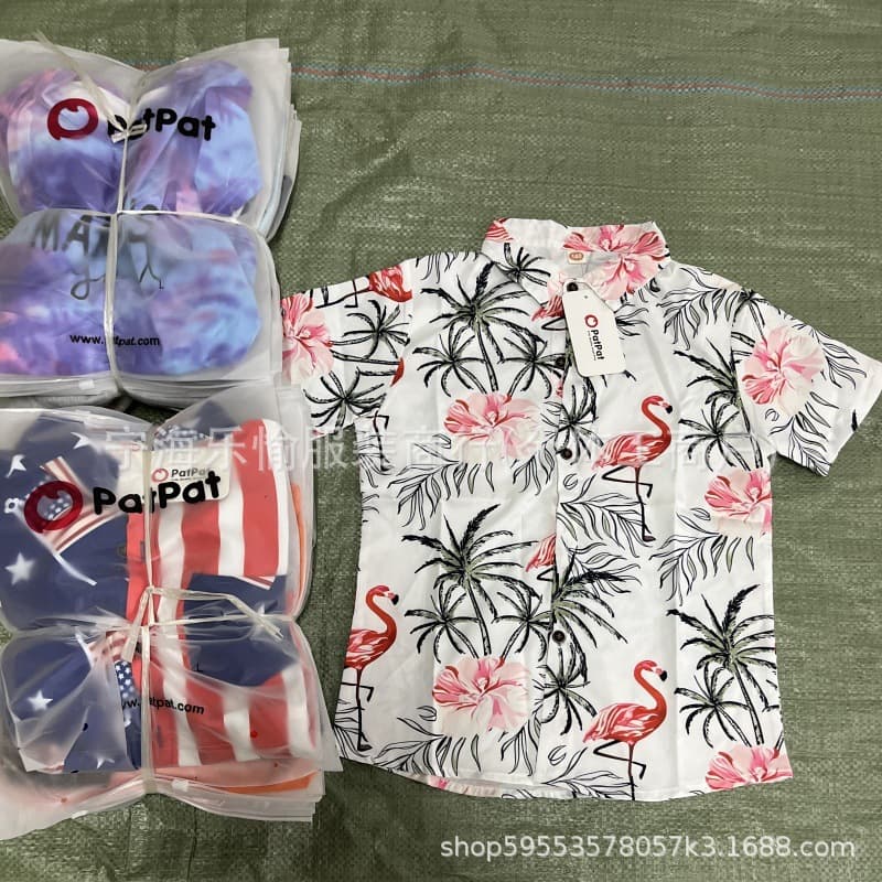 PatPat Export Children's Clothing Mixed Styles Amazon Boys Girls Single Pieces Mixed Factory Direct Kids' Clothes