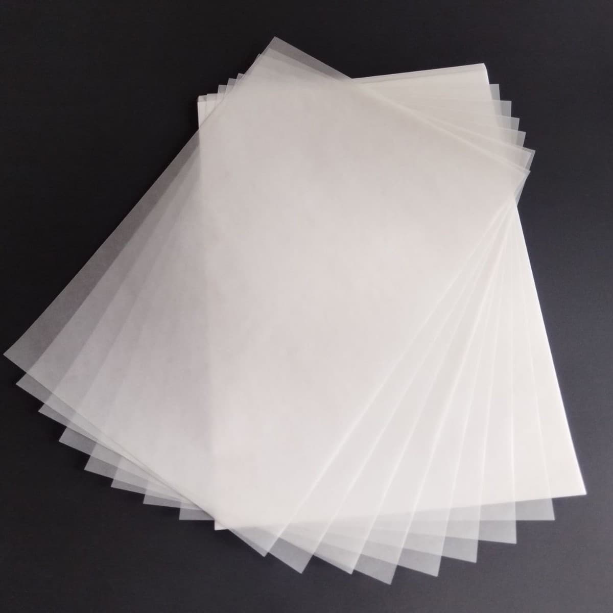 53g 63g 73g Imitation Drawing Paper Semi-transparent Sulfuric Acid Paper White Beef Tallow