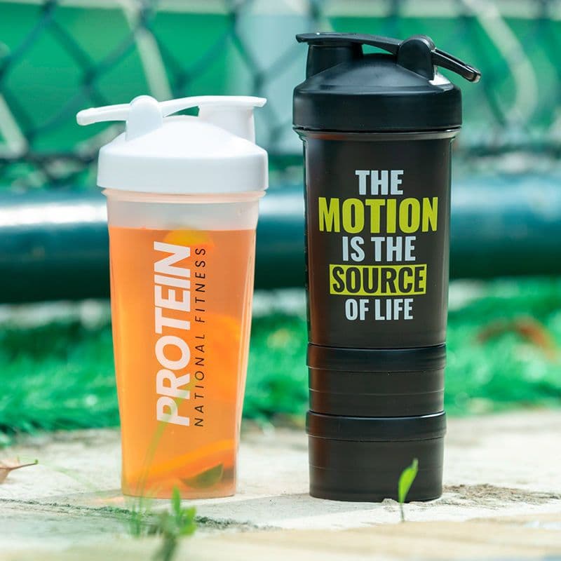 Large Capacity Portable Fitness Shake Cup Men's Protein Shake Mixing Cup Meal Replacement Sports Water Bottle Home Goods