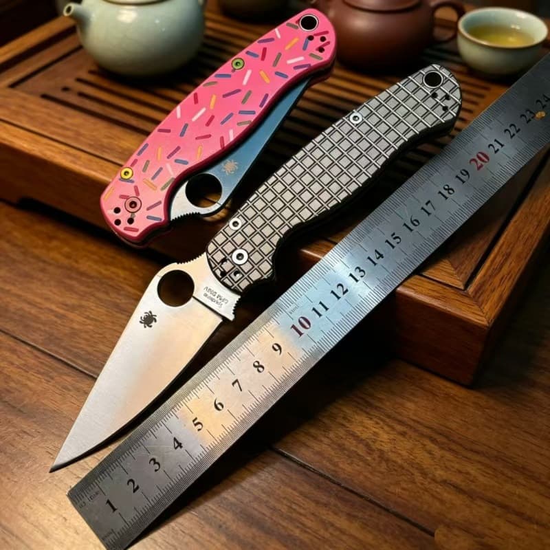 Spot Spider C81 Aviation Aluminum Handle Outdoor Folding Knife Portable High Hardness Folding Knife Household Knife
