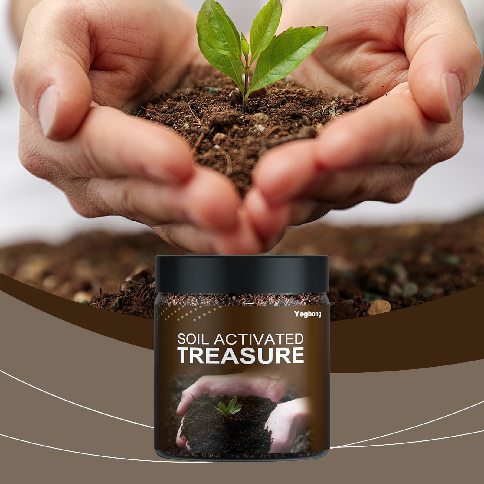 YEGBONG Soil Conditioner Reduces compaction, helps plants take root, loosens soil, and is a mild conditioner