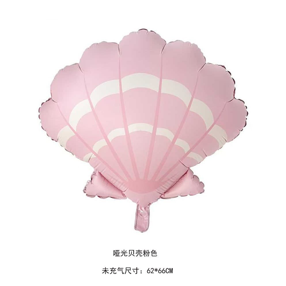 Ocean Theme Girl Princess Mermaid Tail Seashell Dolphin Conch Balloon Birthday Party Decoration