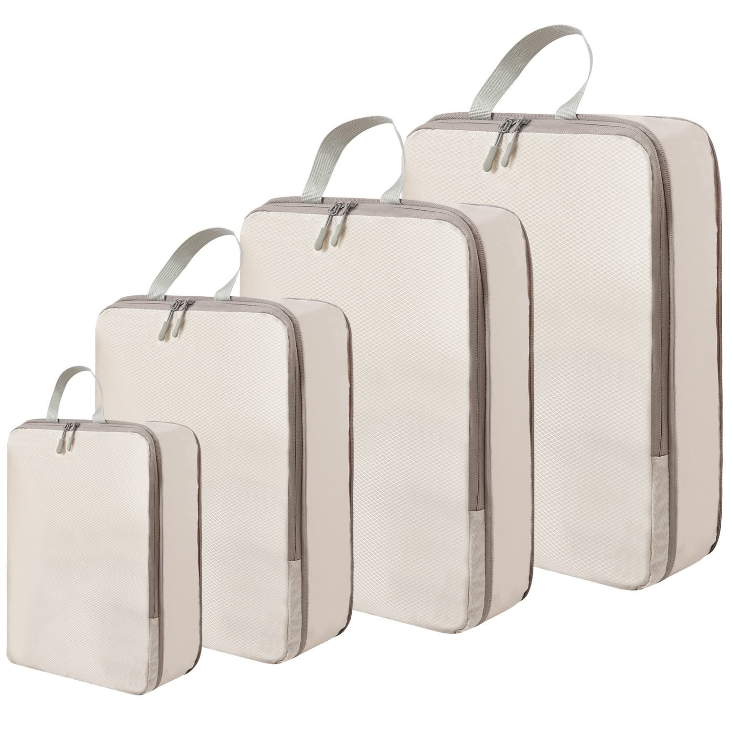 8-Piece Travel Storage Bag Compression Set Digital Toiletry Cosmetics Organizer Bag Clothes Shoes Luggage Travel