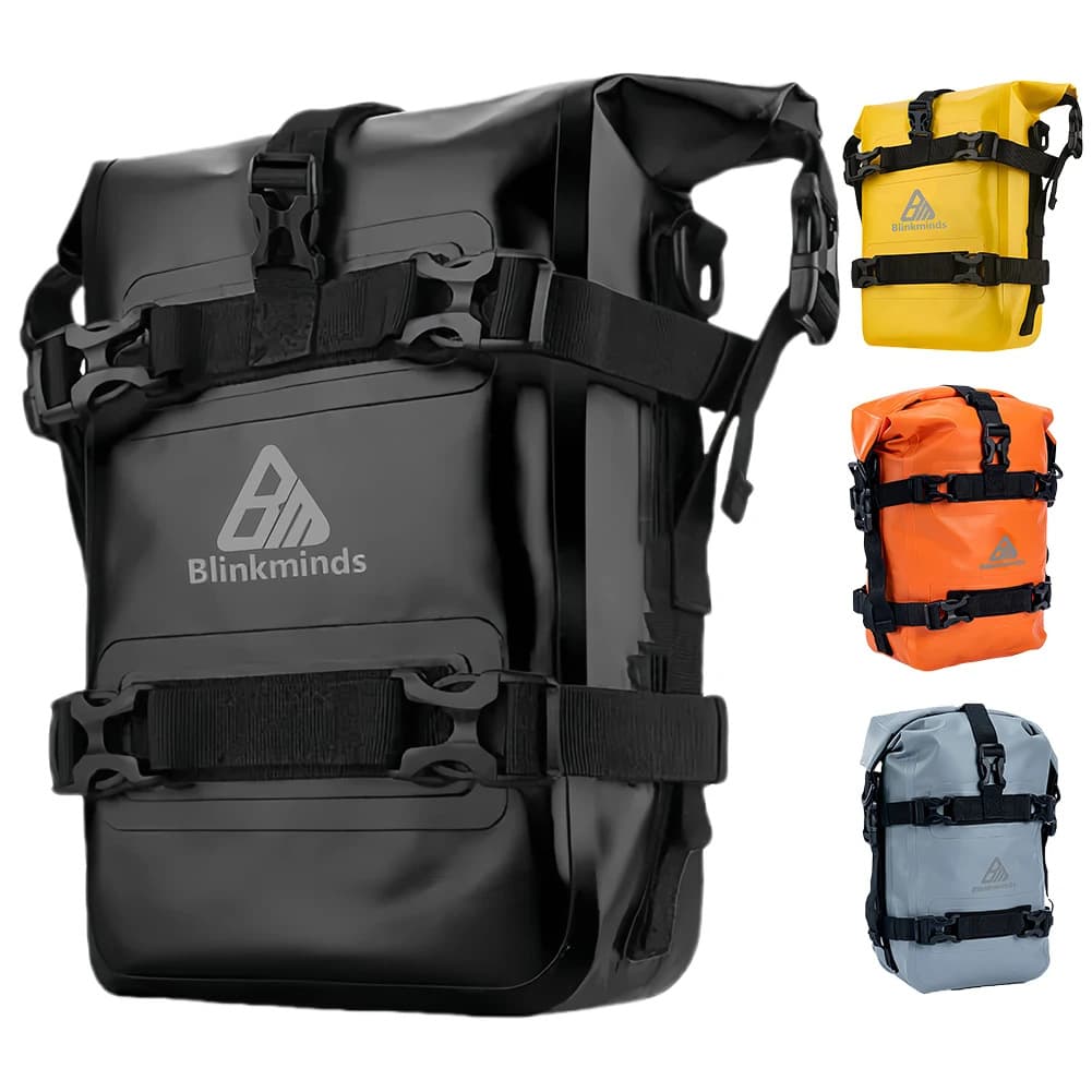 M2 Cross-Border Motorcycle Riding Bumper Side Bag Large Capacity Tool Waterproof Quick-Release Side Mount Touring Guard Bag