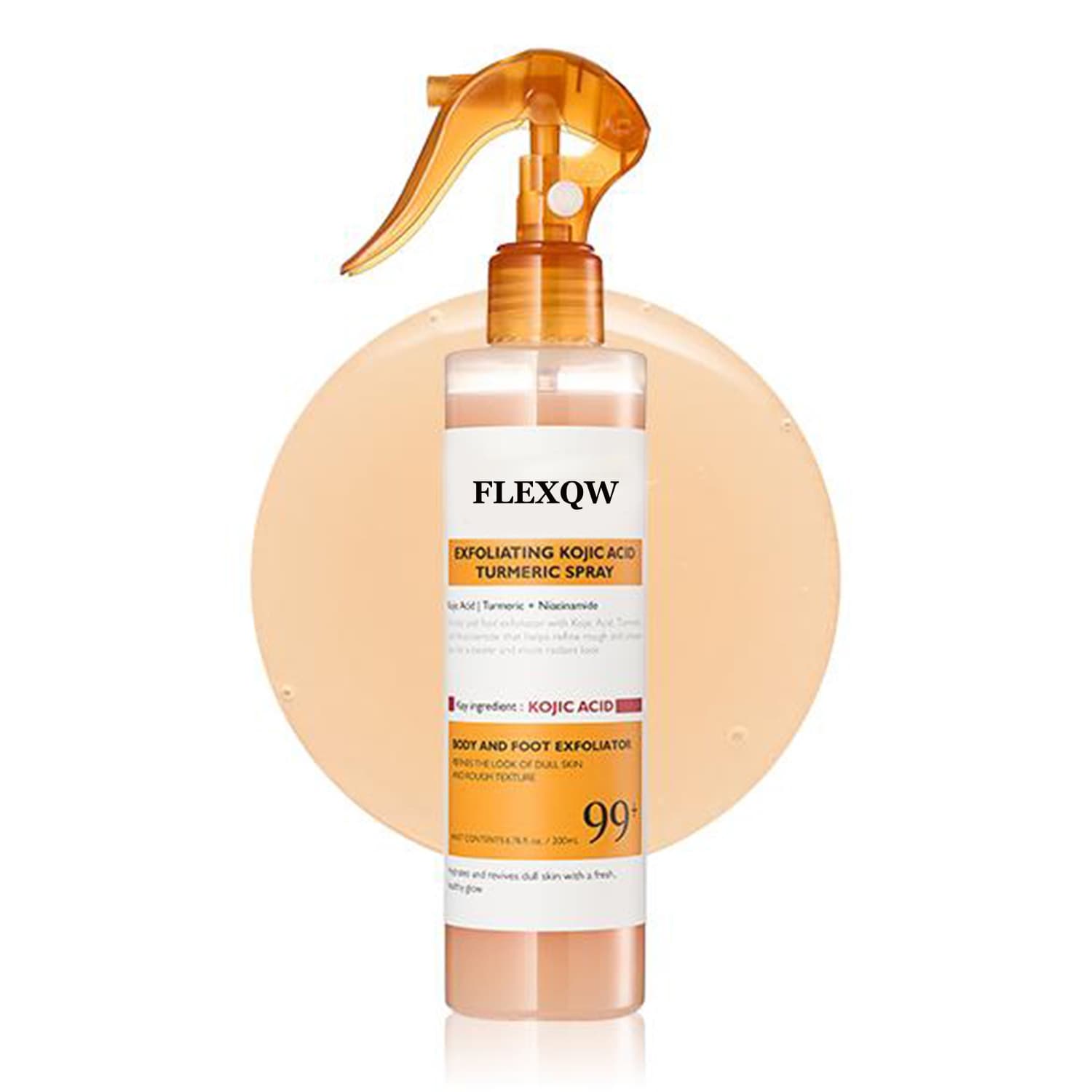 In-Stock Cross-Border Hot-Selling Product: American Tk Xiyin Temu Turmeric Kojic Acid Exfoliating Essence Spray for Southeast Asia and Europe and America