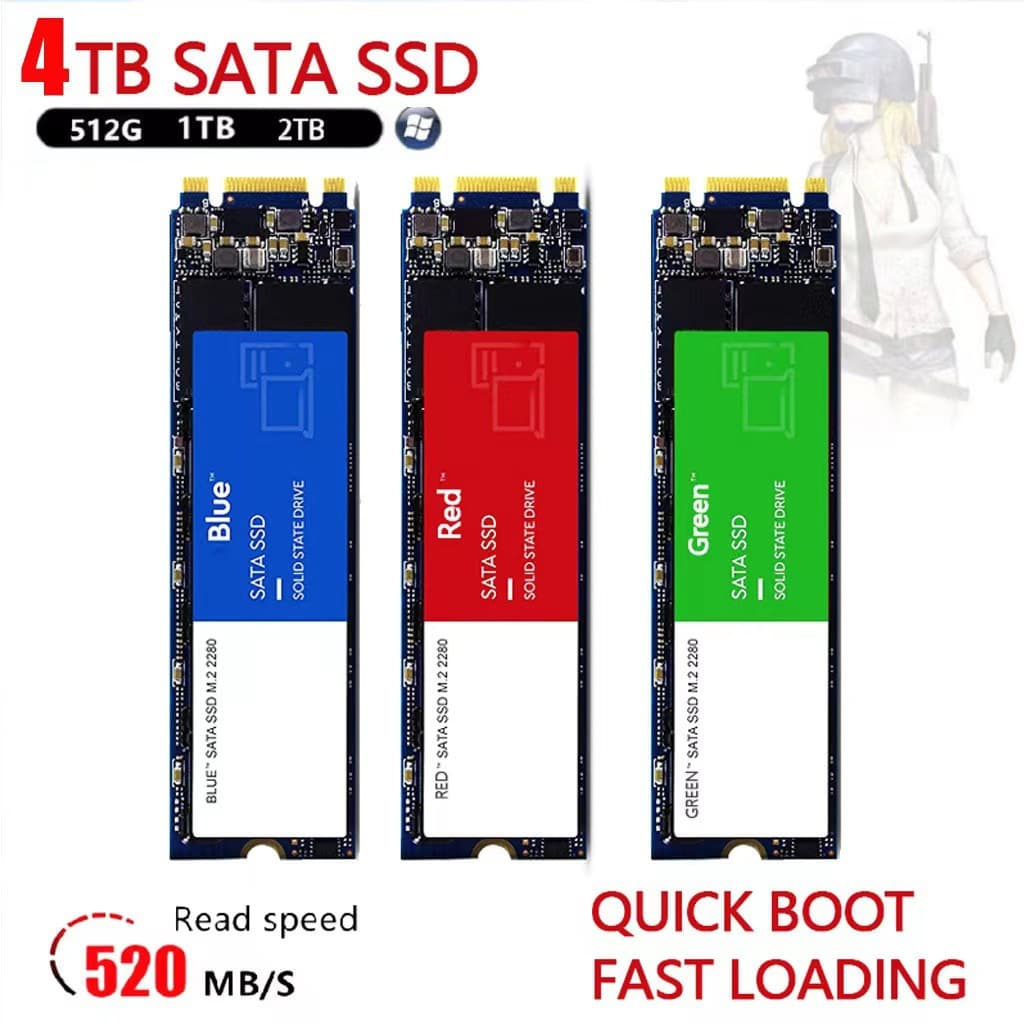 Cross-border High-capacity Solid State Drive 2TB M.2 High-speed Expansion SSD 2TB 1TB 512GB Portable SSD