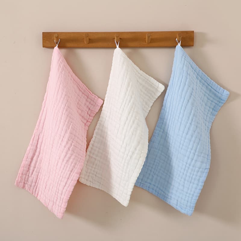 Pure Cotton Gauze Children's Towel Baby Face Towel Maternity Center Special Baby Bath Towel Kindergarten Sweat Towel