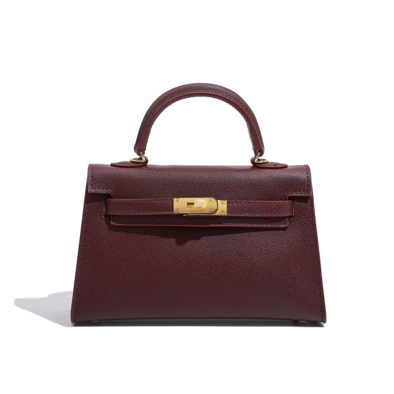 Mini Kelly Bag 2nd Generation Palm Grain 2026 New Premium 22cm Shoulder Handbag Crossbody Kelly Bag