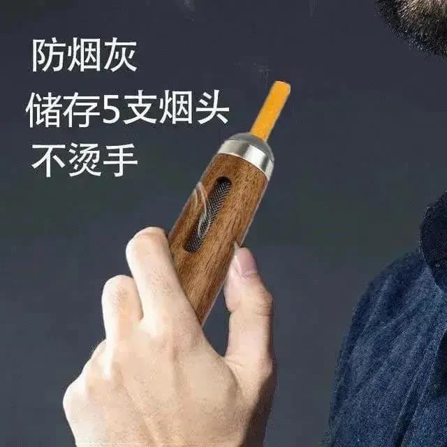 Car ashtray does not drop ash artifact, environmentally friendly cigarette case, portable mini carry-on lazy cigarette holder for smoking without bombing