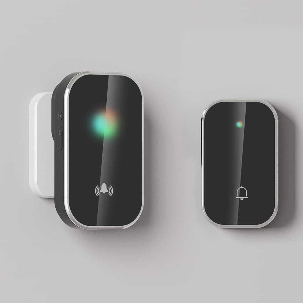 Manufacturer produces household wireless doorbell AC digital music doorbell one-to-one pager remote control doorbell cross-border
