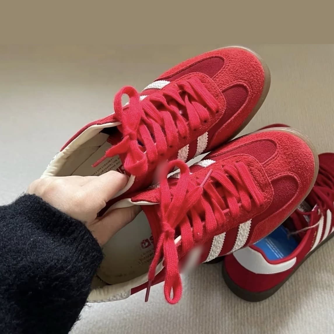 Putian Original Gazelle German Training Shoes Women's Red Casual Versatile Unisex Couple Board Shoes Adidas Training Shoes