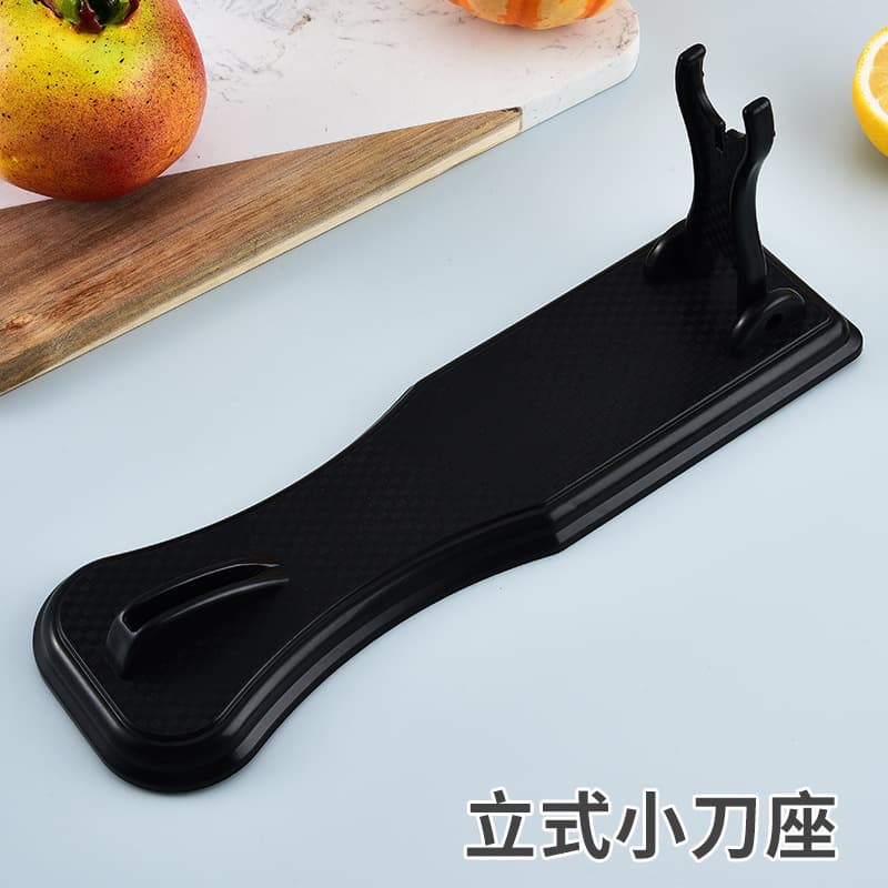 Trending New Foldable Vertical Plastic Knife Block Multi-Functional Kitchen Knife Holder Storage Rack Wholesale