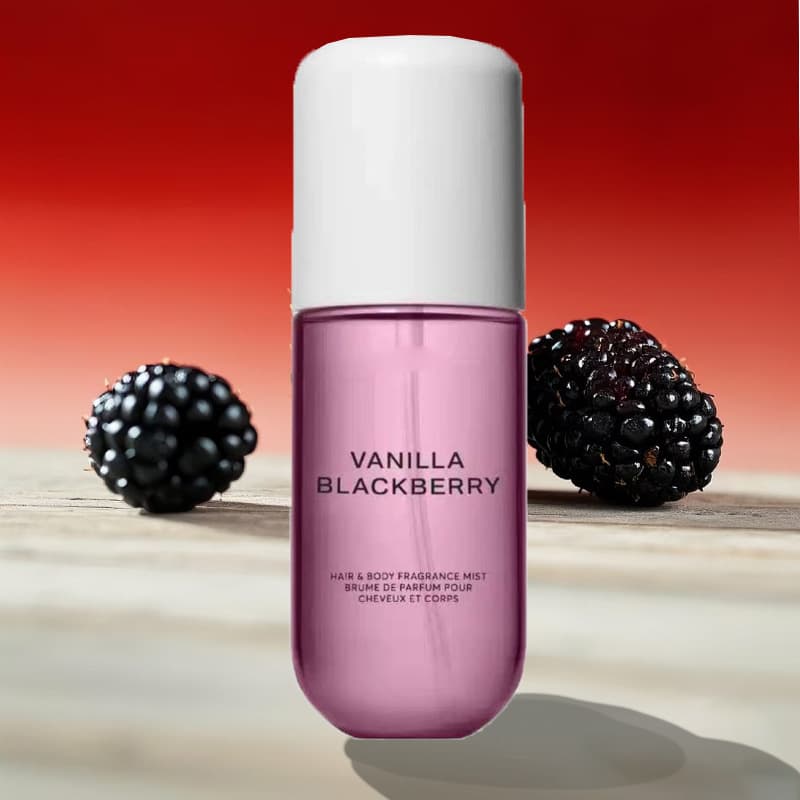 Cross-border Hot Selling Vanilla Blackberry Hair & Body Spray Long-lasting Fragrance Rich Scent Unisex Perfume In Stock
