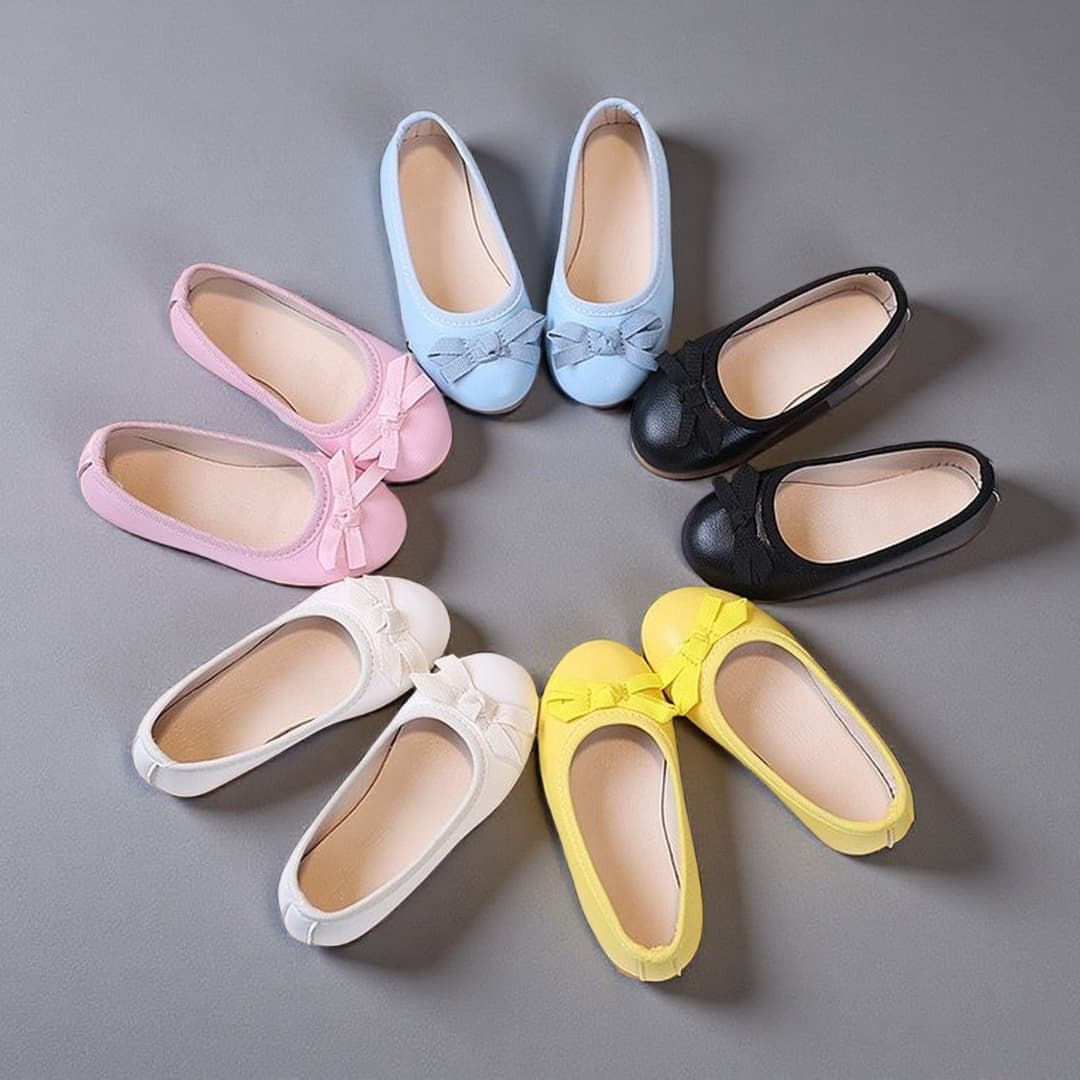 Girls' Leather Shoes 2025 Autumn New Style Children's Princess Shoes Soft Sole Leather Shoes Black Little Girls' Performance Shoes