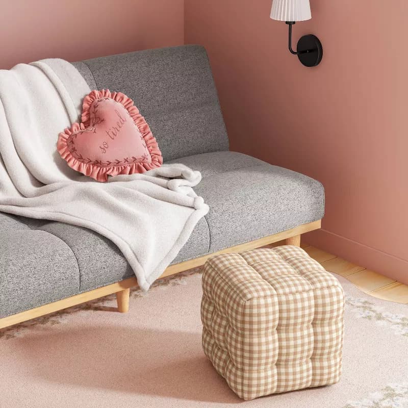 Amazon's new 14-inch heart-shaped "too tired" pillow dark pink love creative heart-shaped sofa cushion