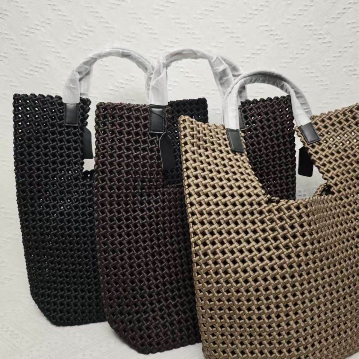Chain Large Capacity Shopping Bag Fashionable Versatile Shoulder Hand Tote Portable