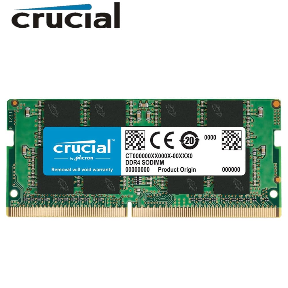 Crucial DDR4 Laptop Memory 8GB 16GB 32GB 3200MHz RAM