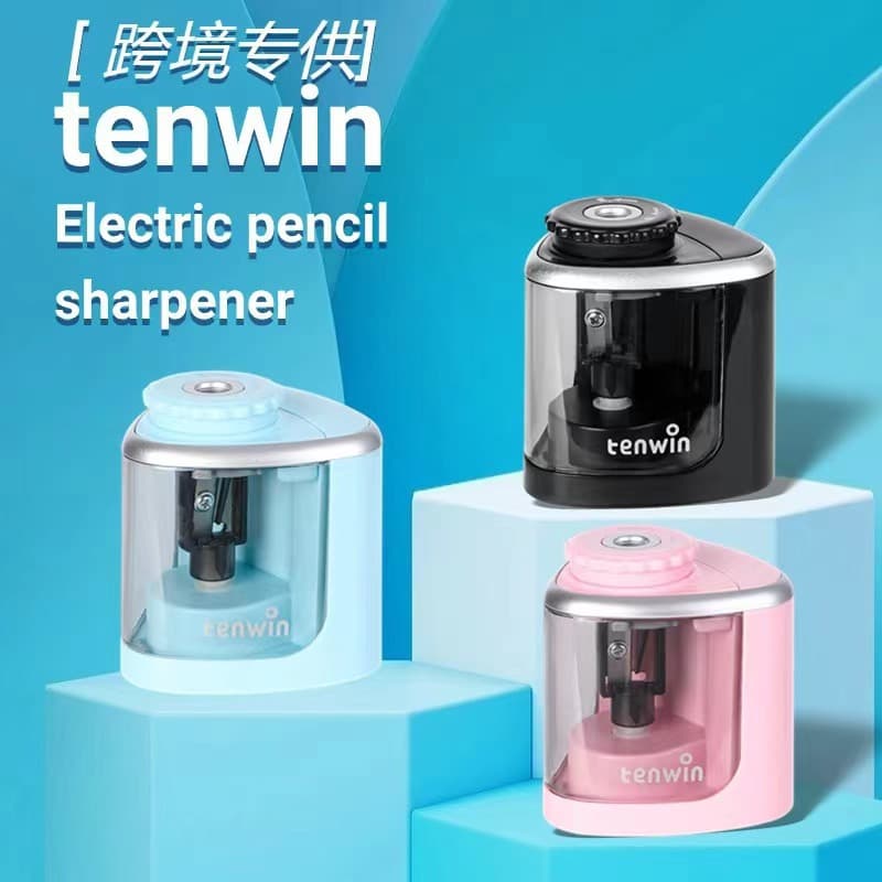 Electric Pencil Sharpener Tianwen 8005 Creative Student Effortless Automatic Pencil Sharpener Cross-border Supply