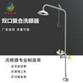 Ruiying 304 Stainless Steel Composite Emergency Shower Eyewash, Factory Inspection Eyewash Station