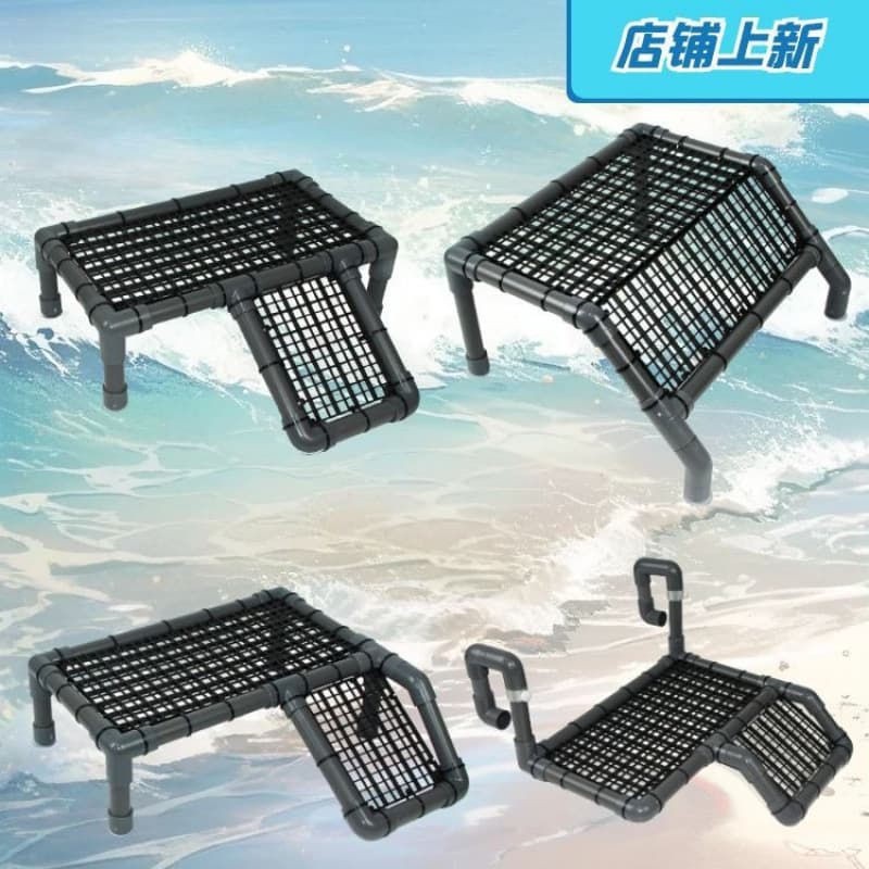 Turtle Basking Platform High Water Level Gray-Black Low Water Level Turtle Tank Aquarium Decor Climbing Rack Turtle Basking Platform