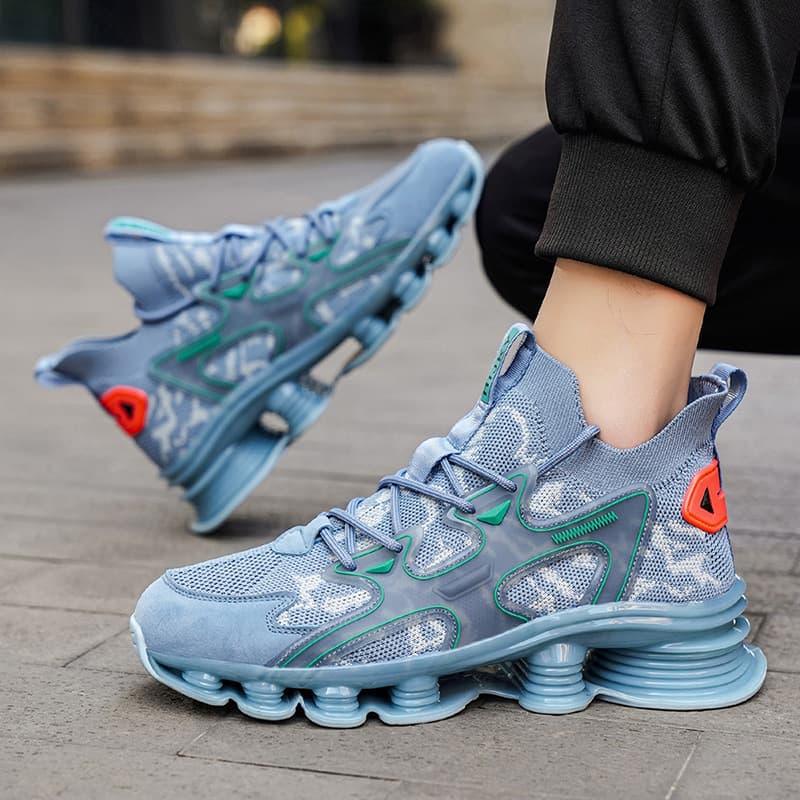 Men's Summer Breathable Running Shoes 2026 New Student Cushioning Teen Casual Blade Runner