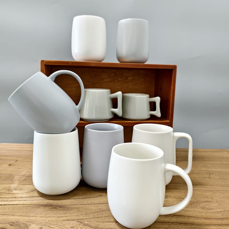 All Seasons Hotel Same Style Mug Mouthwash Cup Ceramic Cup Water Cup White Lavande Simple Hotel Drinking Cup Cup