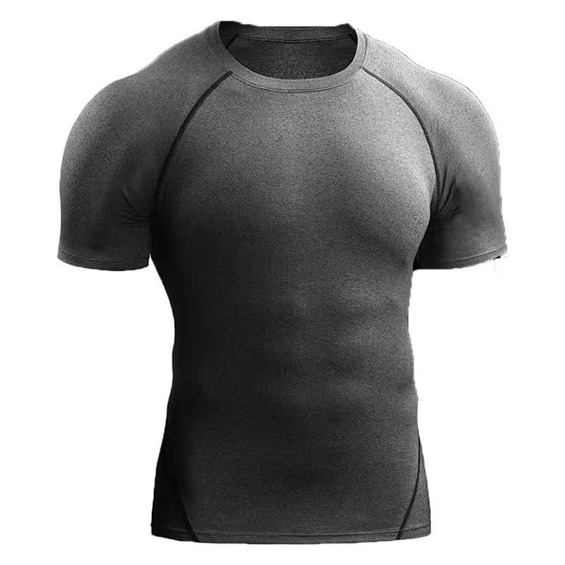 Men's Compression Shirts, Short Sleeve Athletic Compression