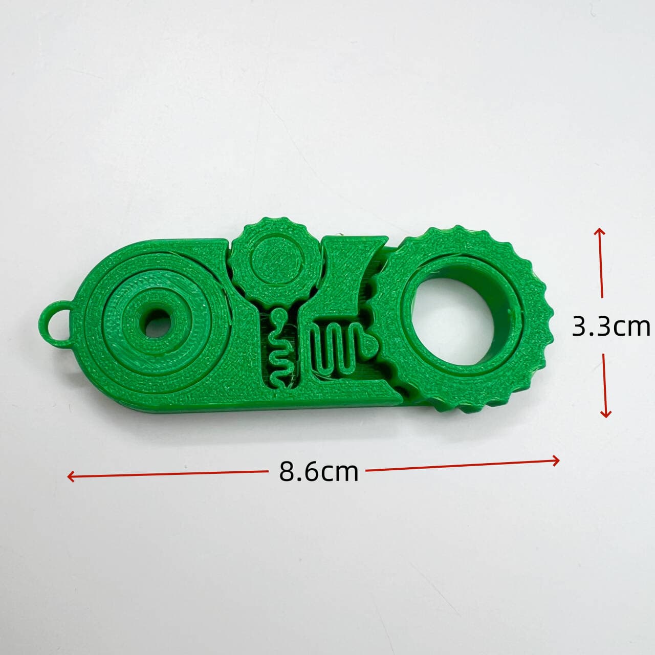 New Cross-Border 3D Printed EDC Gear Fidget Ring Toy 5-in-1 Stress Relief Creative Toy