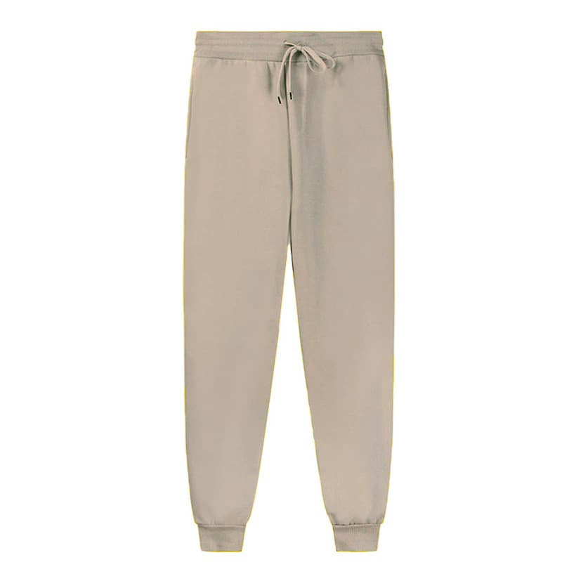 Cross-border Trade Autumn/Winter Men's and Women's Trendy Casual Sports Sweatpants, Fleece-Lined Thickened Fashionable Warm Cuffed Long Pants
