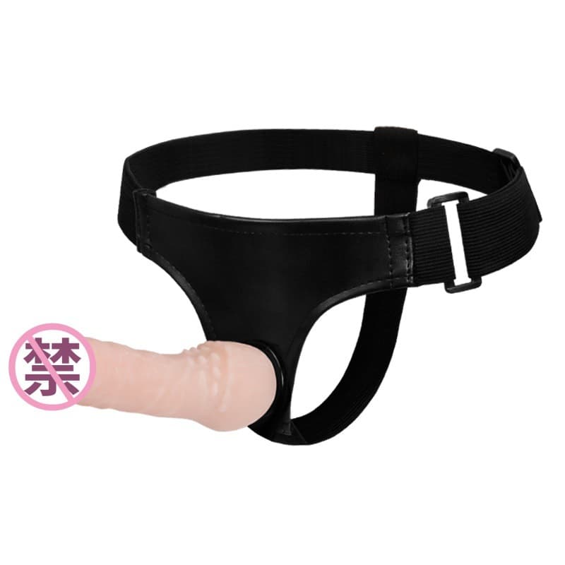 Pleasure Single-Head Realistic Dildo Wearable Pants Lesbian Couple Women's Masturbator Massage Wand Adult Toy 22019