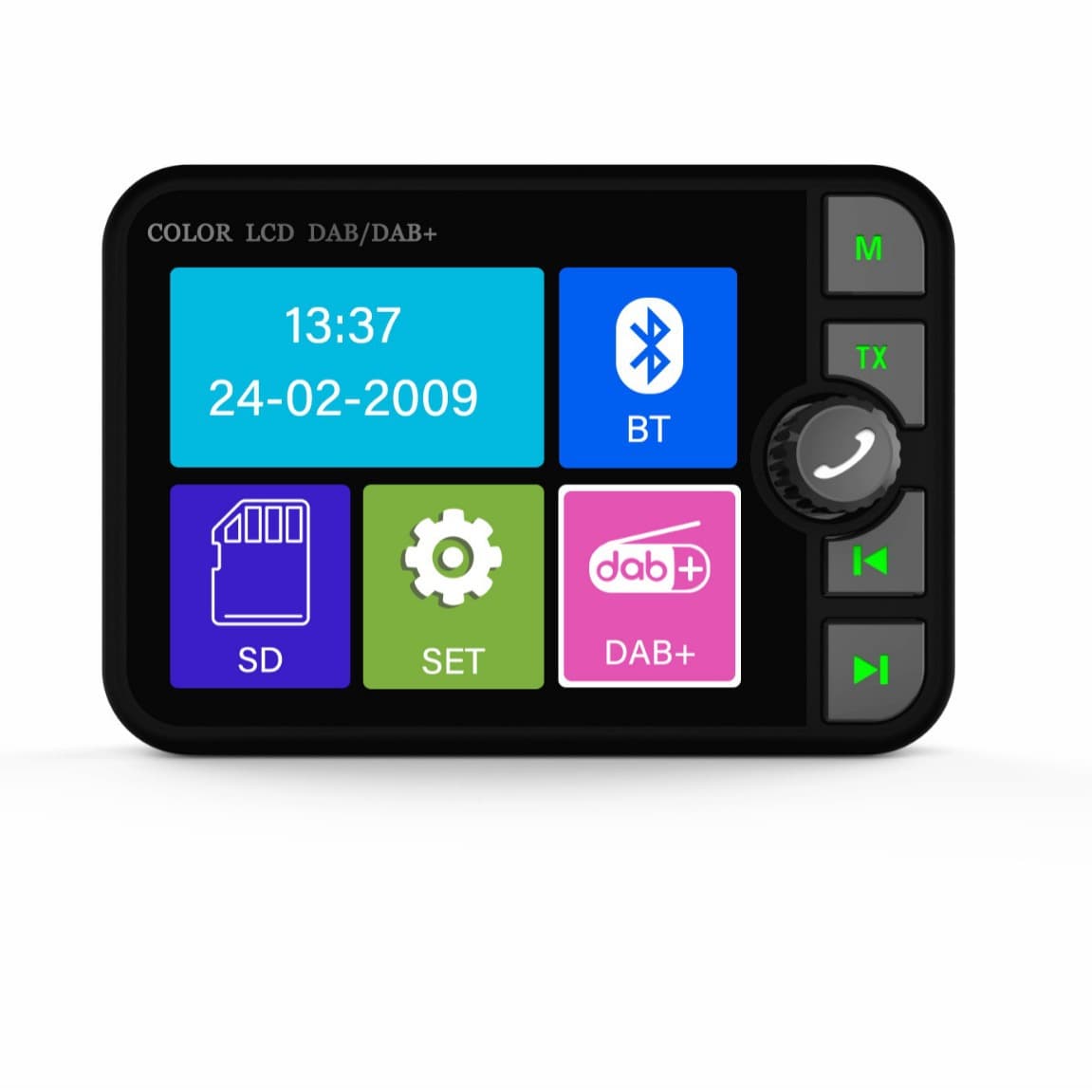 New Digital DAB Radio Car Bluetooth MP3 Player Color Screen Vehicle Mounted High Quality Sound System Multimedia Entertainment