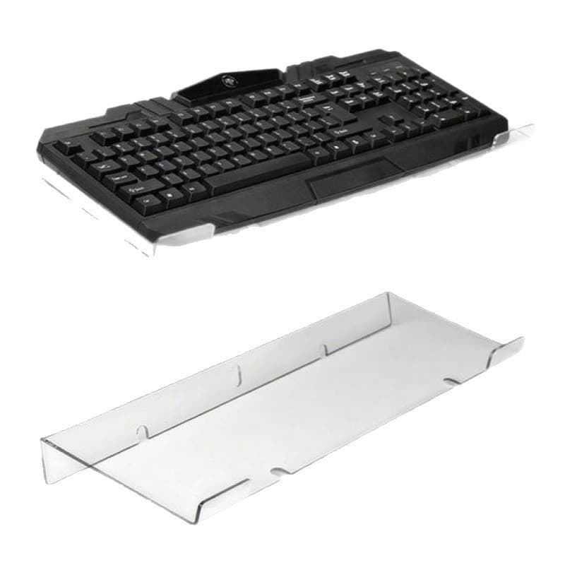 Acrylic Keyboard Wrist Rest Elevation Display Stand Anti-slip Bracket Keyboard Placement Rack Tilted Laptop Stand