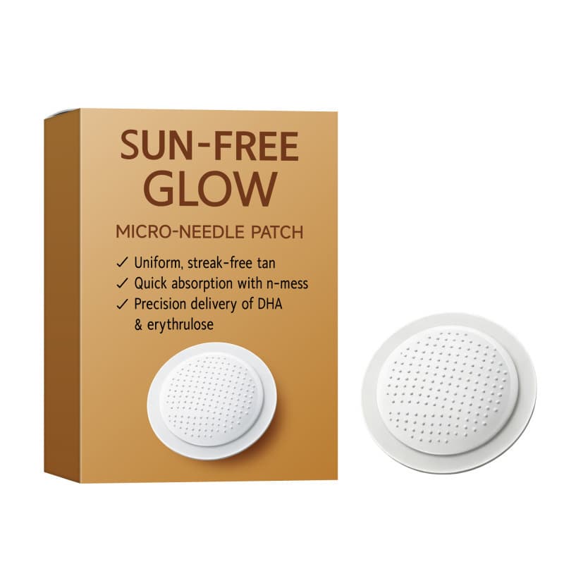 Cross-border sunless micro-needle tanning patch cross-border same style body natural skin color care tanning patch 10pcs