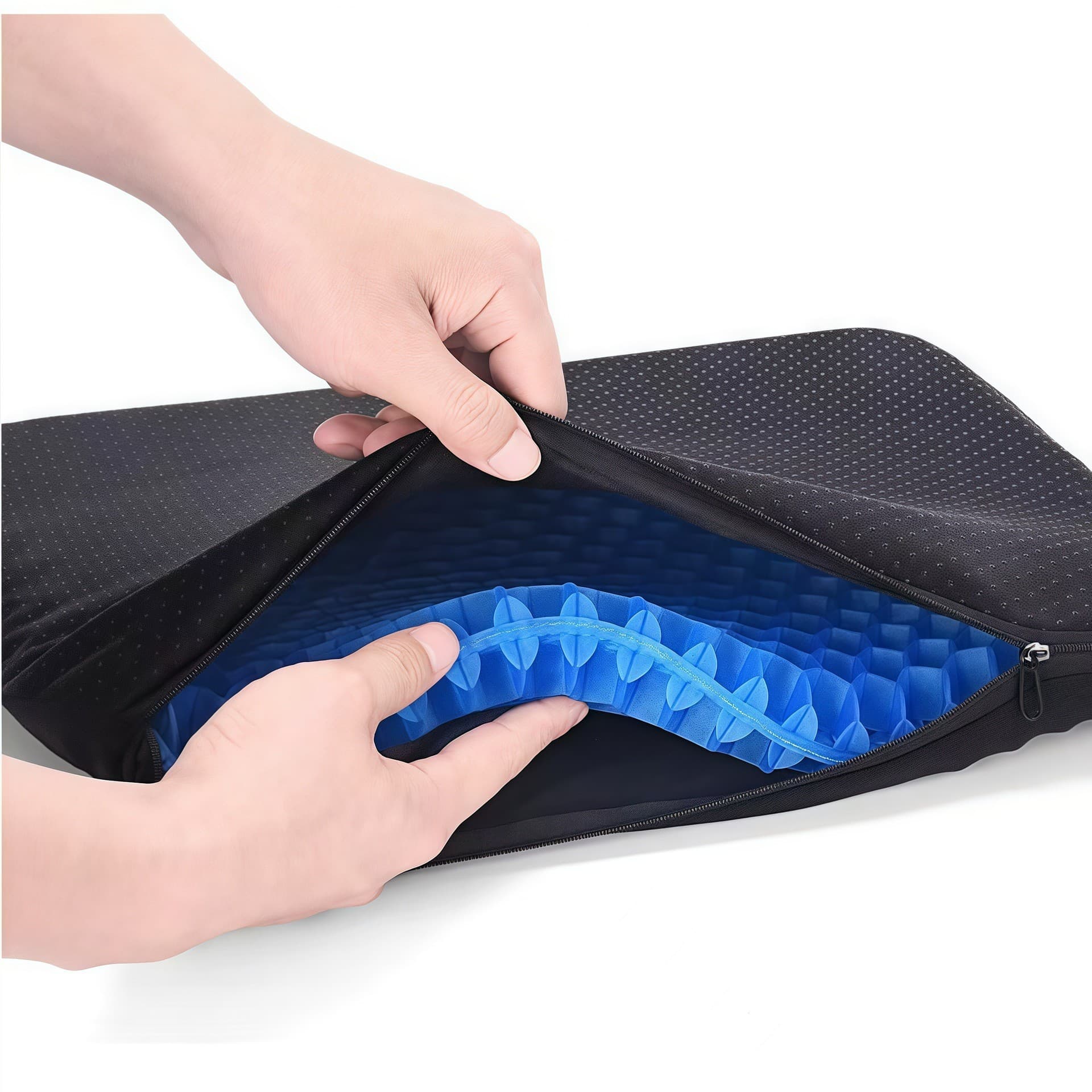 Summer gel cushion breathable honeycomb ice cushion car seat soft ice cushion office home stool butt cooling cushion