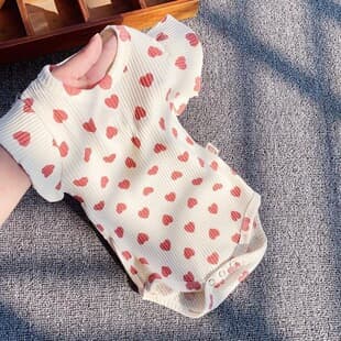 Ins Baby Clothes Summer Pure Cotton Bodysuit Newborn 100 Days One Year Old Baby Romper Triangle Bodysuit 0-1 Year