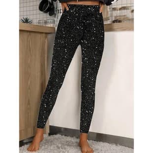 9249 In Stock Cross-Border New Sexy Yoga Women's Starry Gradient Foil Sports Leggings