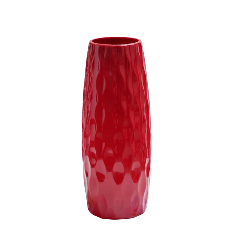 Welcome simple imitation ceramic plastic vase silver willow hydroponic flowers flower arrangement vase desktop living room decoration welcome queue