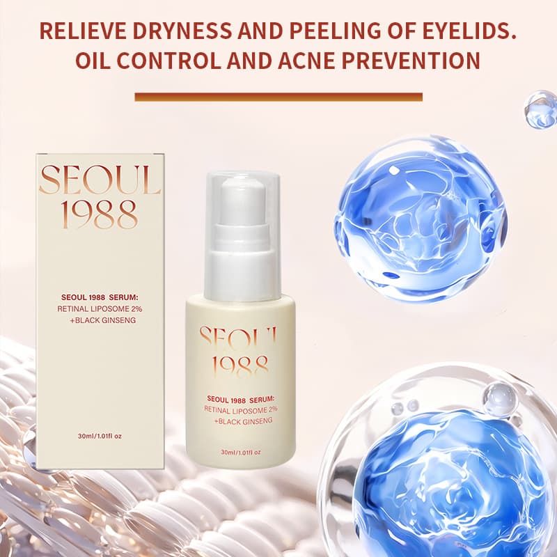 Cross-border Best-selling SEOUL 1988 SERUM Hydrating Moisturizing Facial Essence Retinol Ginseng Brightening Serum