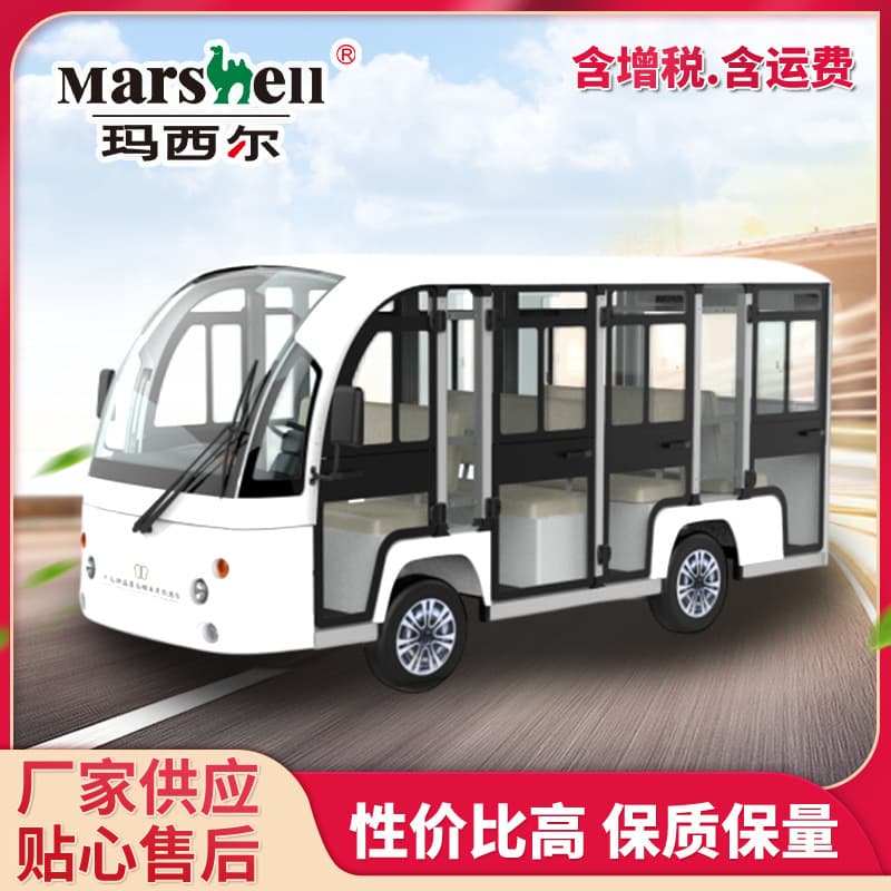 Cross-border electric tourist car factory supplies 11-seater enclosed sightseeing cars with various specifications for sightseeing car wholesale