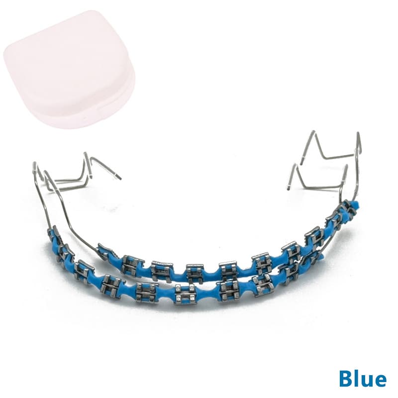 Cross-Border Orthodontic Braces Decoration Full Color Range with Hooks and Without Hooks Colorful Fashion Braces Factory Direct