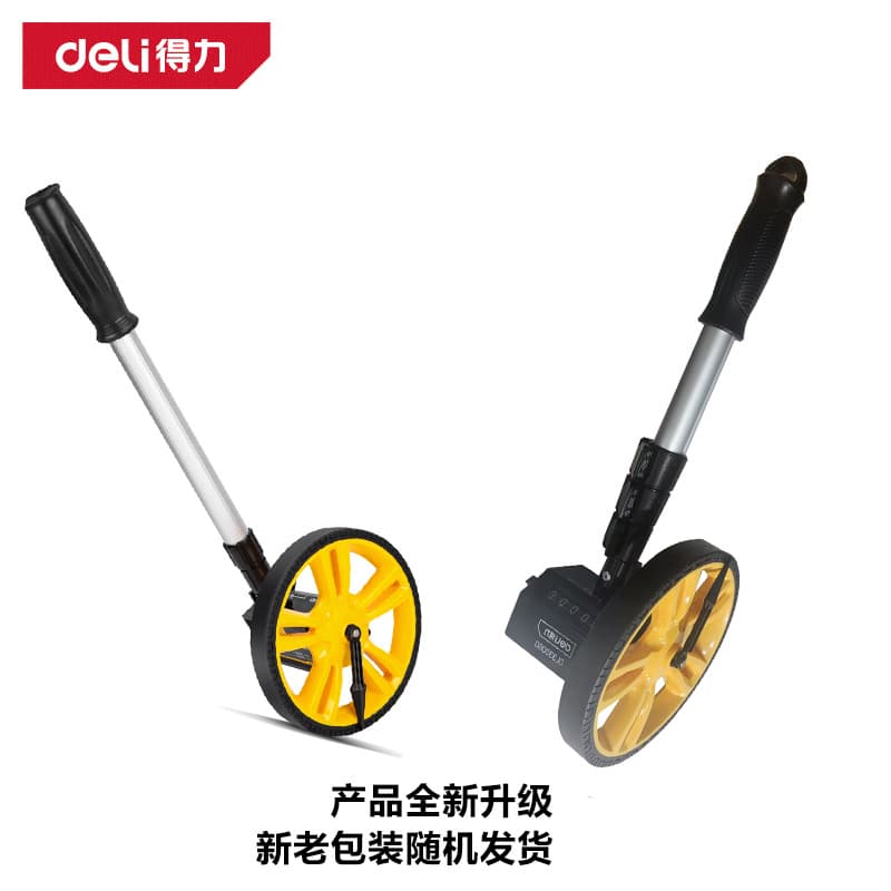 Deli Tool DL330060 Push-Type Mechanical Wheel Distance Measurer Roller Length Measuring Instrument 150mm