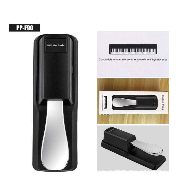 Electronic piano pedal compression spring sustainer pedal piano sustainer pedal wear-resistant anti-slip alloy pedal directly supplied from the manufacturer