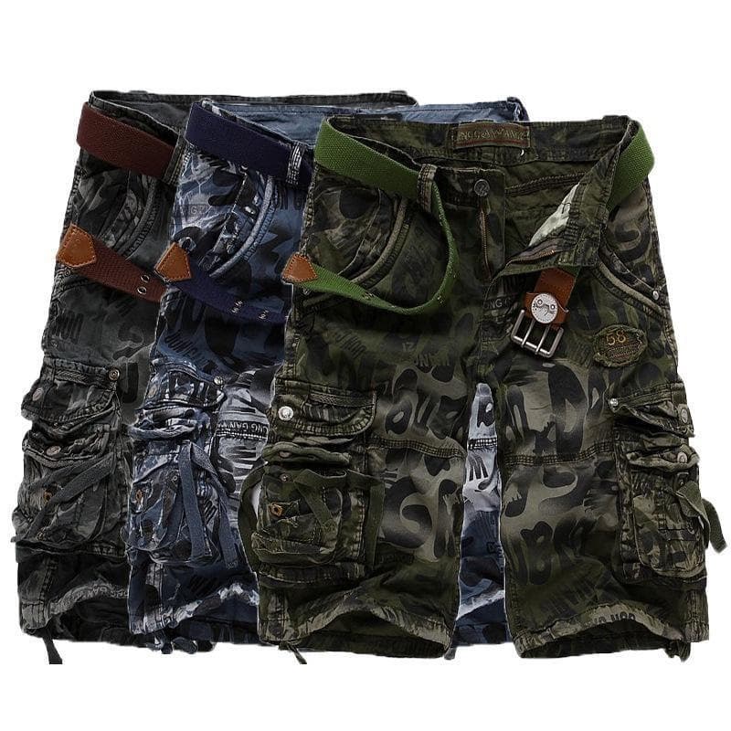 H 29782 Men's Camouflage Cargo Shorts