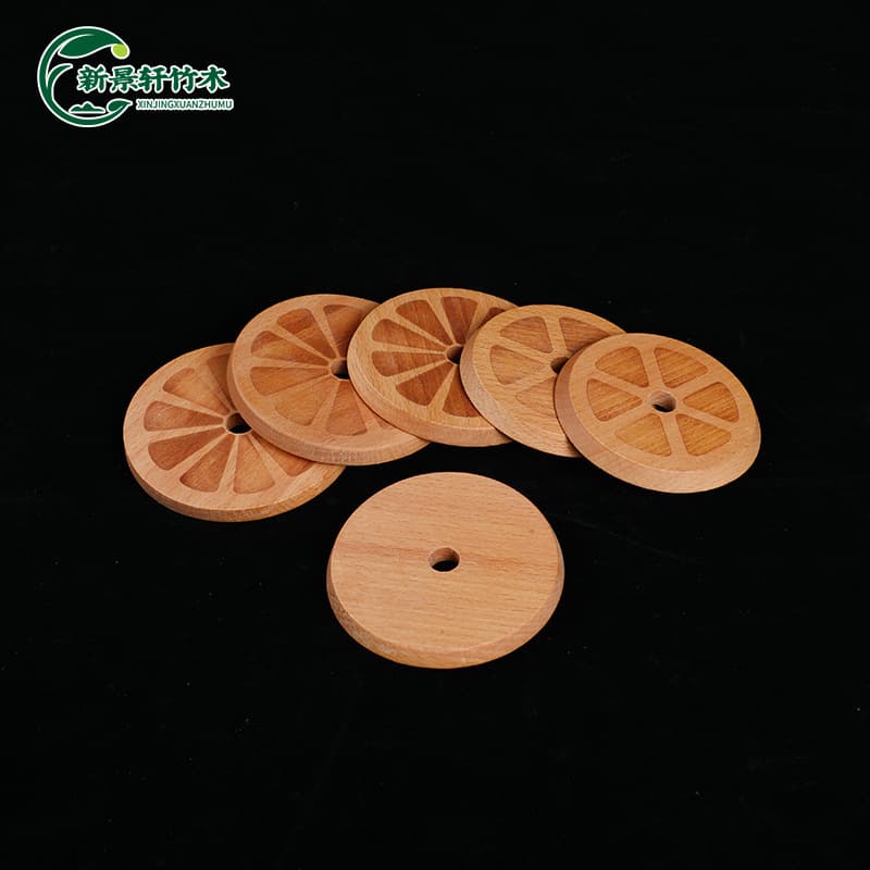 Wooden coasters, kitchen table heat insulation mats, non-slip tea cup holders, tea mats, wooden coasters in stock.