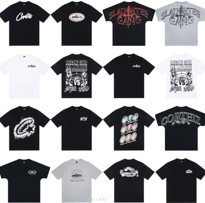 Cross-border American corteiz Alcatraz short-sleeved T-shirt men's ins street T-shirt summer women's high street half